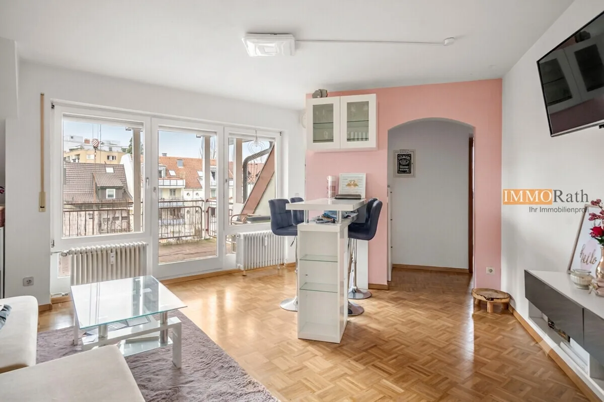 IMMORath.de - Lichtdurchflutete Wohnung mit Balkon und Tiefgaragenstellplatz - Foto 3
